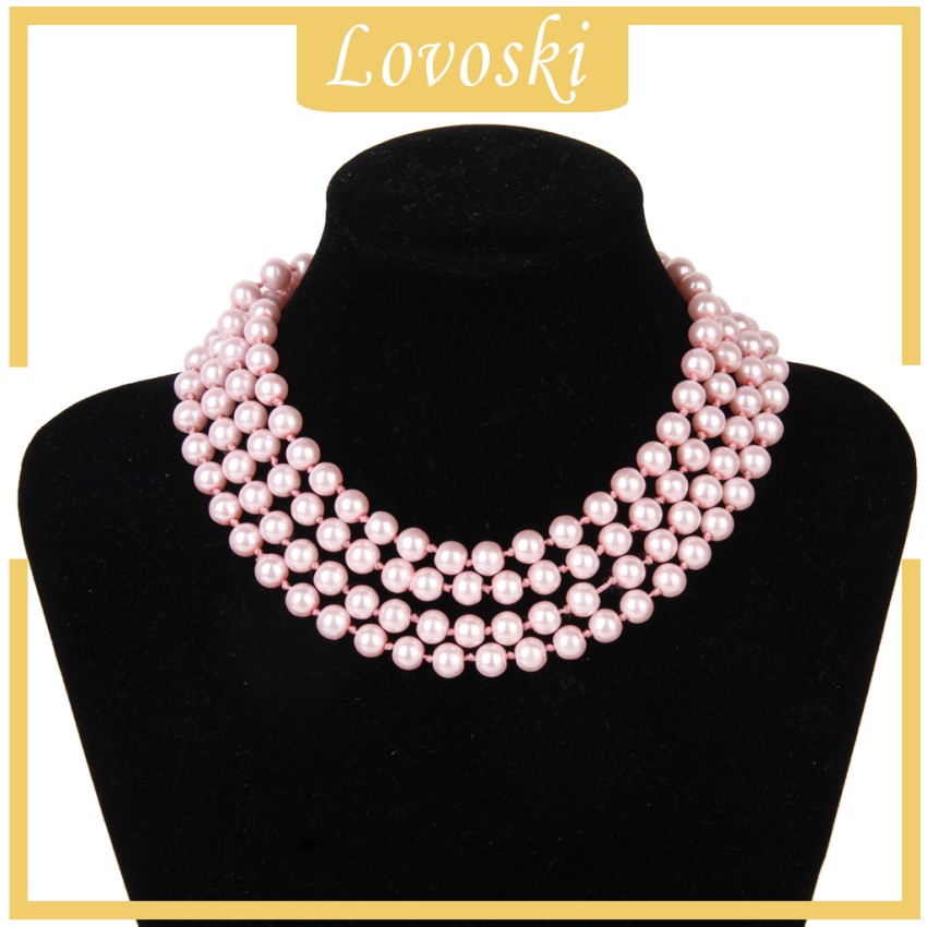 vòng cổ Chuỗi Ngọc Trai Nhân Tạo 9mm