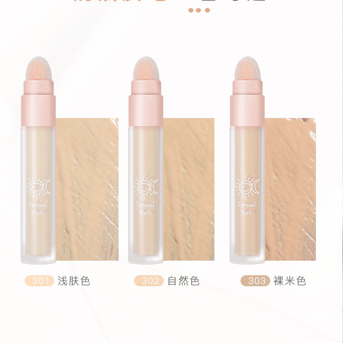 Kem Che Khuyết Điểm 2 Đầu GOGOTALES Mịn Nhẹ Tự Nhiên Moisturizing Traceless Concealer GT223 [ GOGO TALES ]