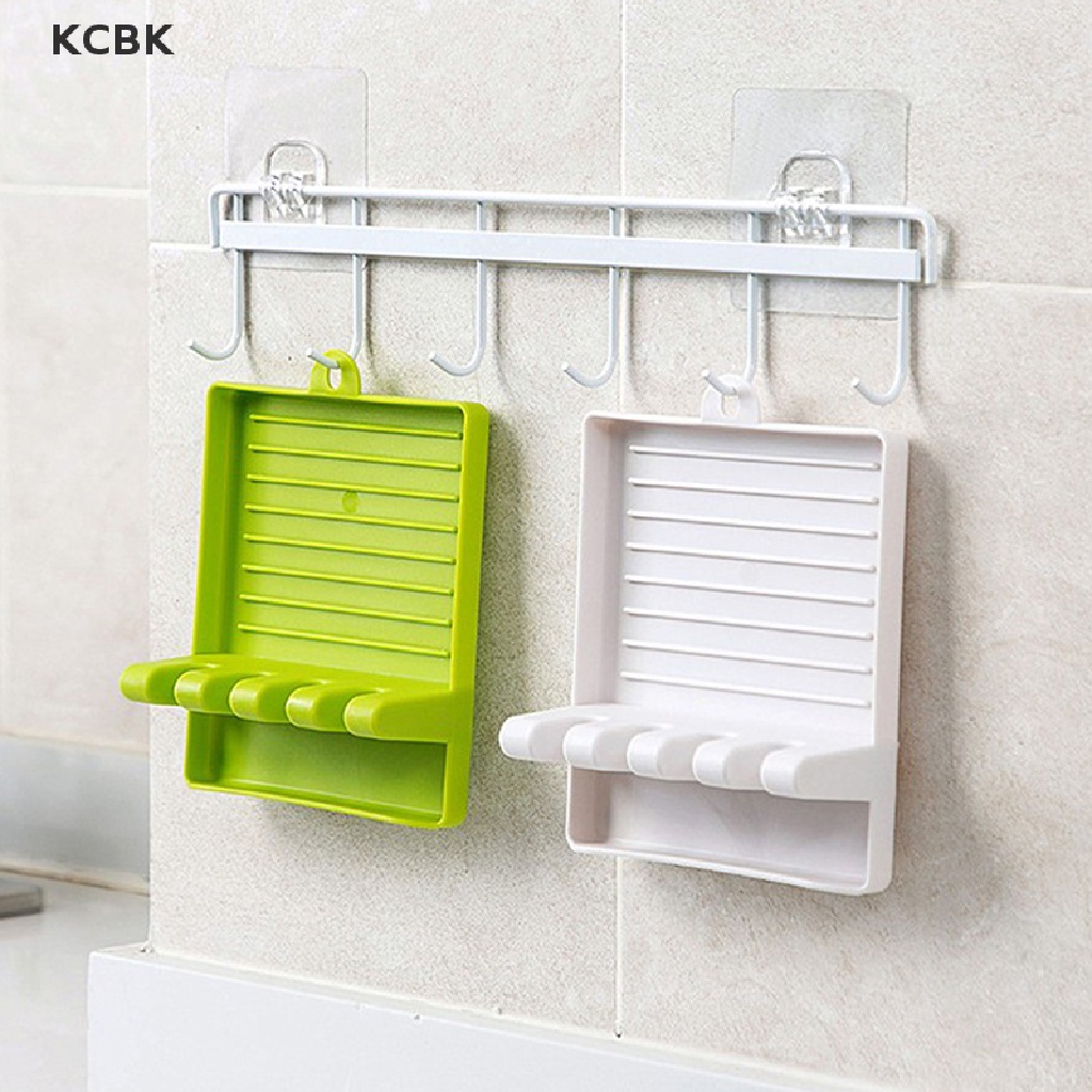 KC Kitchen Spoon Holders Fork Spatula Rack Shelf Organizer Chopsticks Holder Pad BK