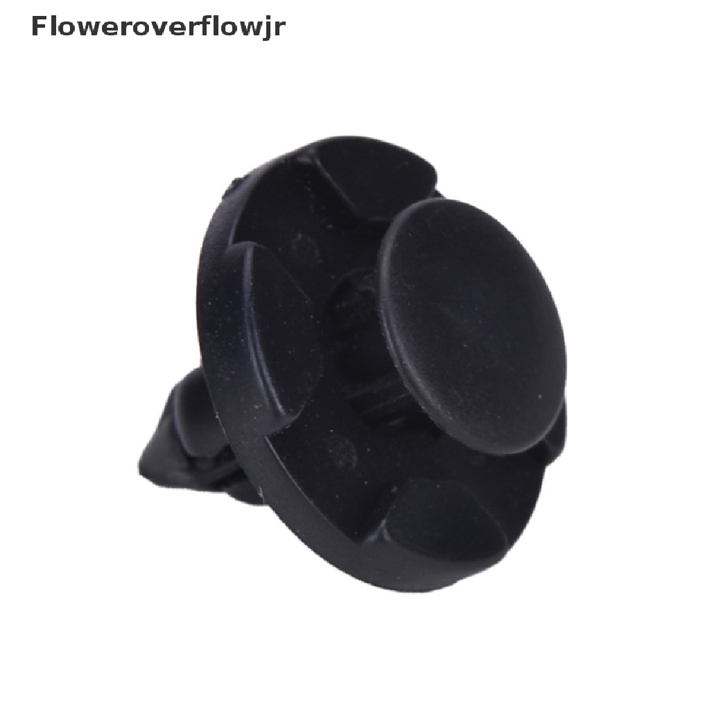 Set 50 Đinh Tán Nhựa 8mm Màu Đen Chuyên Dụng Cho Xe Hơi Fender