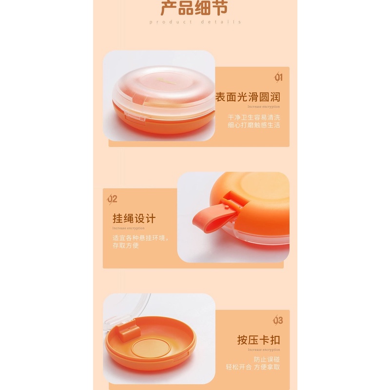 Hộp đựng niềng răng tiện dụng với nhiều màu tùy chọn