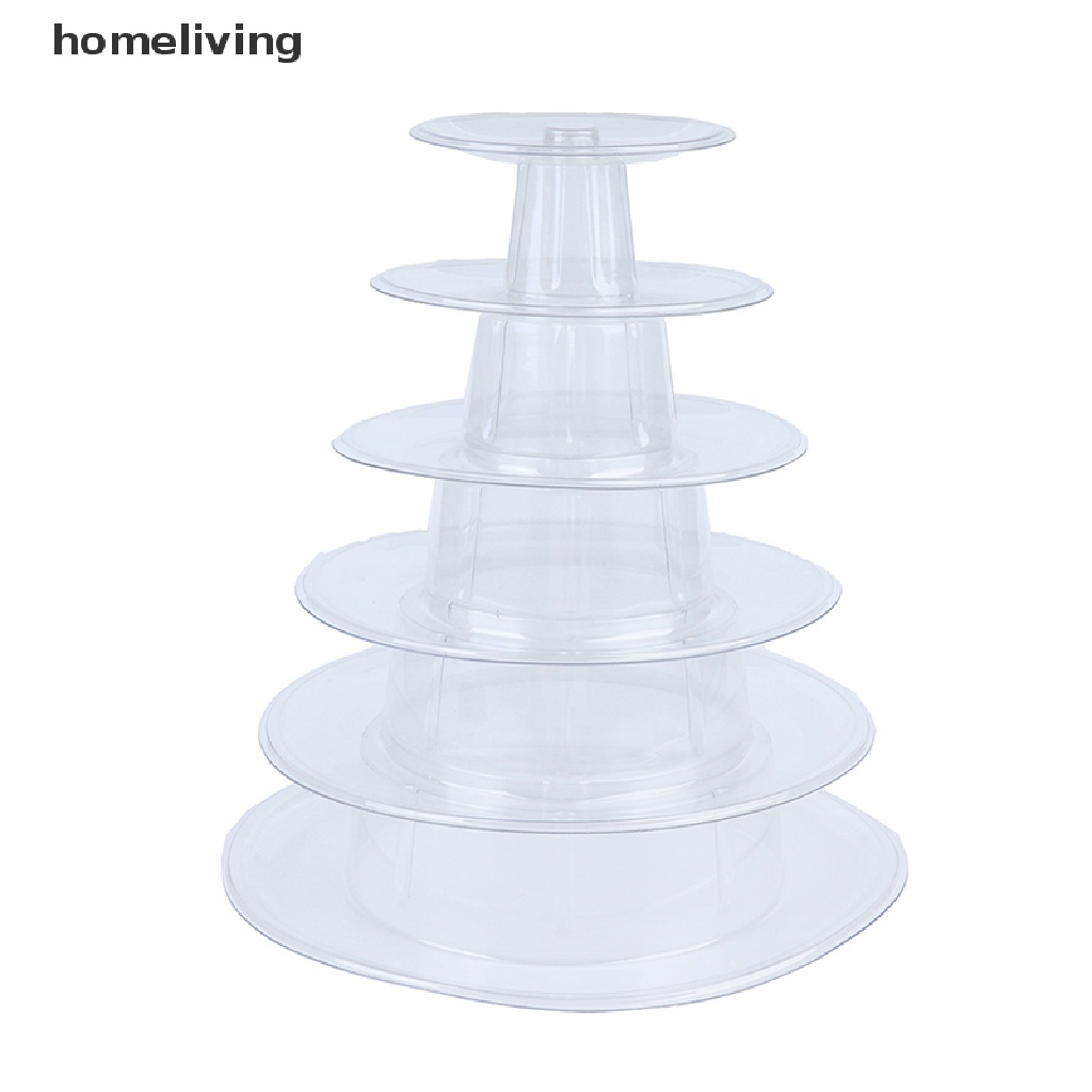 Giá Đỡ Trưng Bày Bánh Macaron 6 Tầng Tiện Lợi Dành Cho Tiệc Cưới / Sinh Nhật