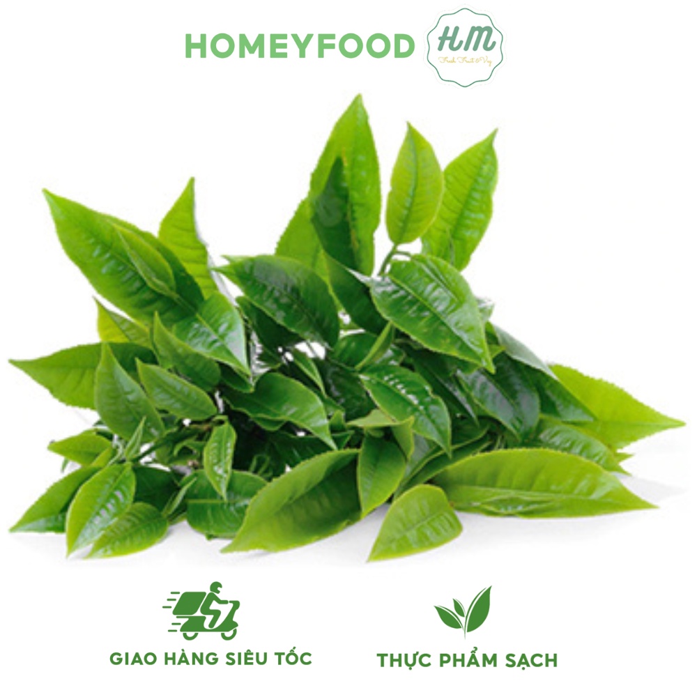 Lá Trà  xanh tươi sạch - 100g -  giao Hỏa Tốc
