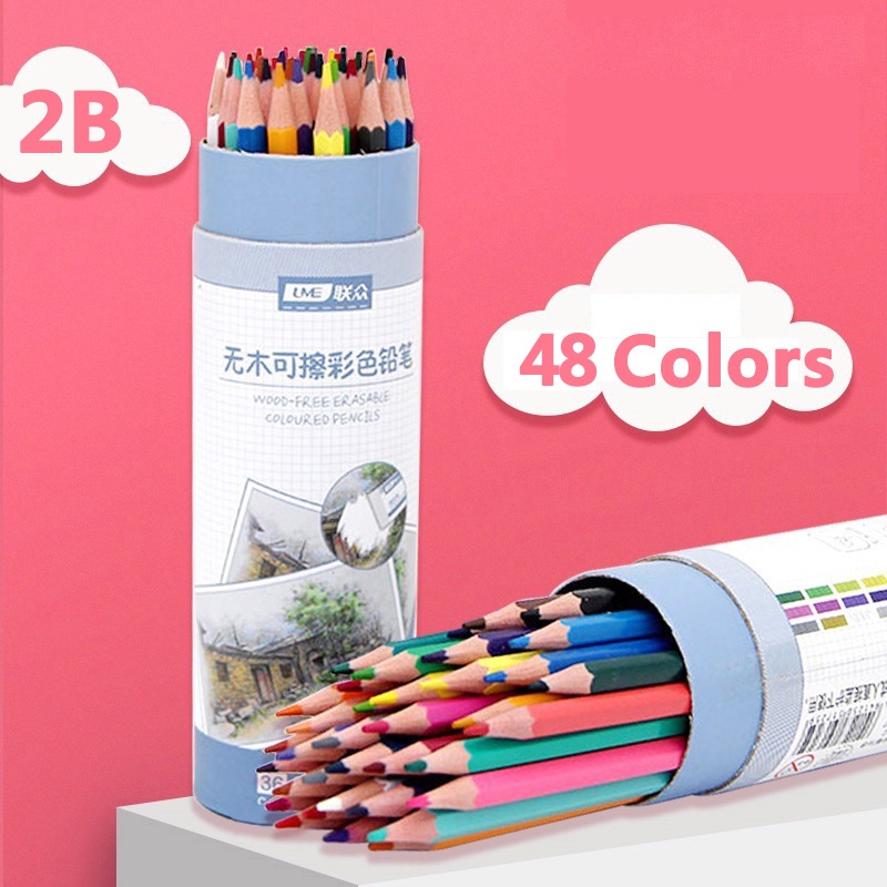 Set 12-48 Bút Chì Màu Sắc Chuyên Nghiệp 2b