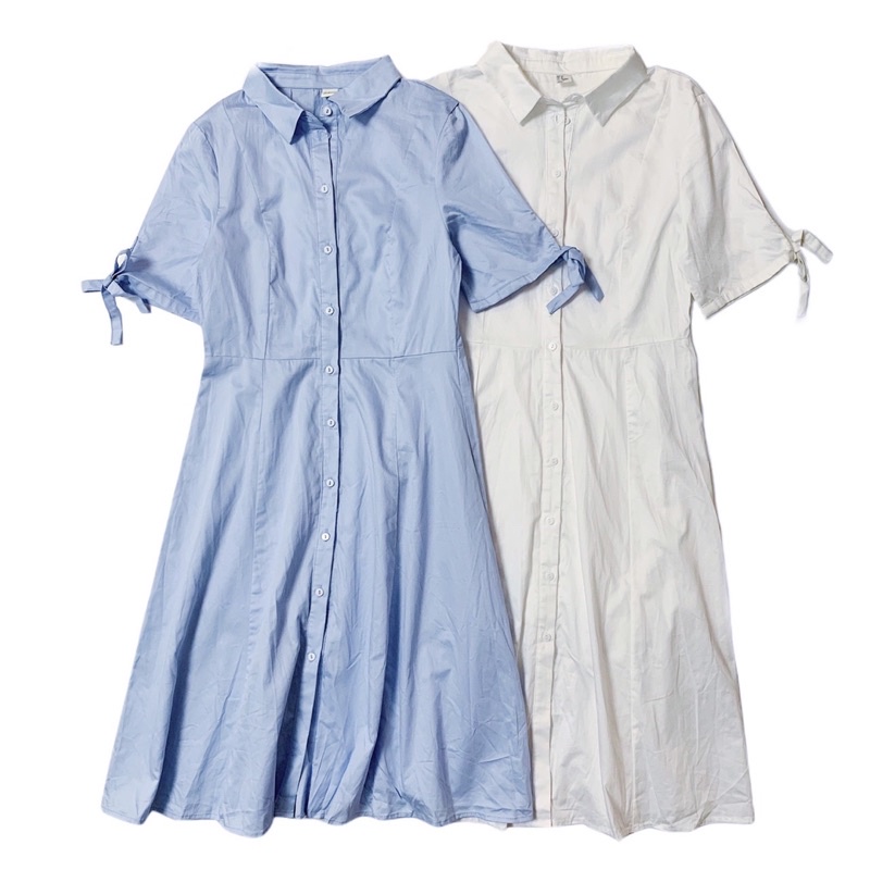 Đầm Midi chất kate thun co giãn HM