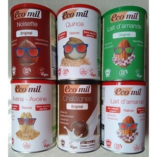 Sữa thực vật (sữa hạt) hữu cơ dạng bột Ecomil 400g