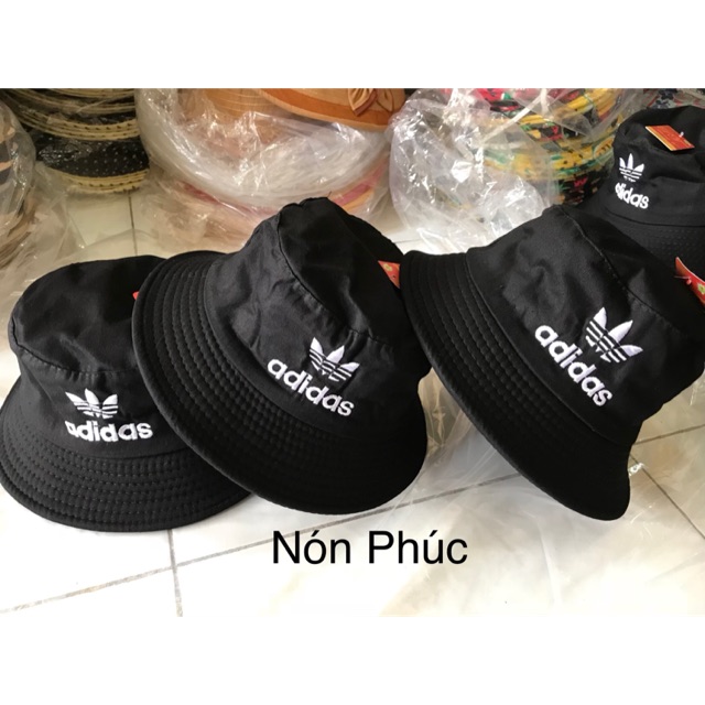 Nón Bucket, mũ tai bèo thêu adas