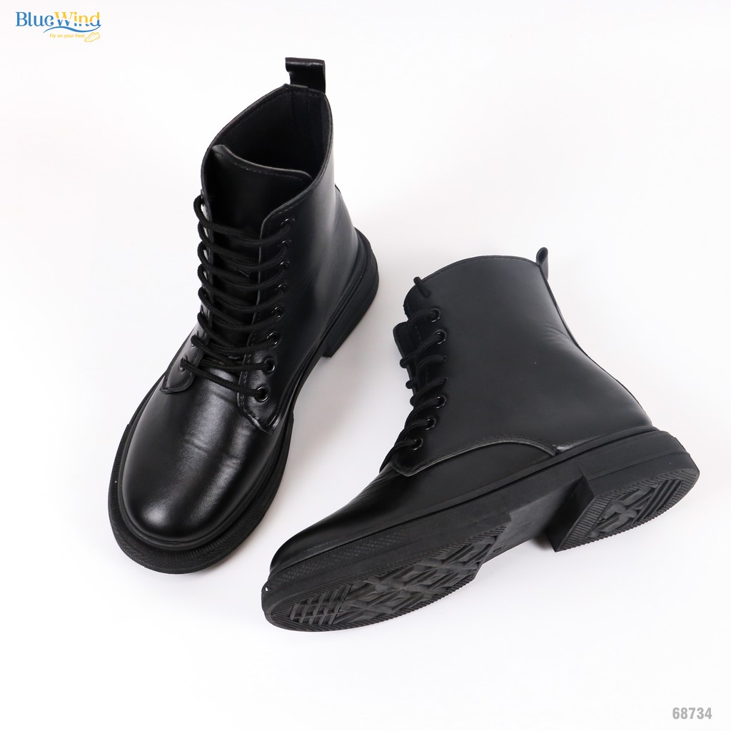 [BOOTS CỔ CAO ] - Chất Liệu Da Trơn Sang Trọng - Độn Đế 3cm 68734 | BigBuy360 - bigbuy360.vn