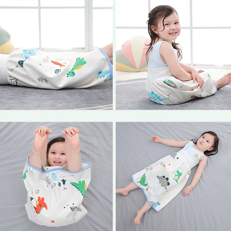 Tã váy bằng vải cotton chống thấm nước có thể giặt sạch tiện lợi cho bé gái