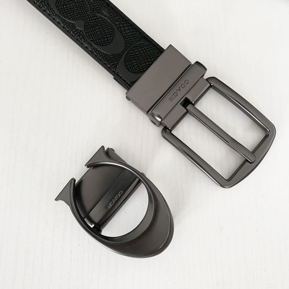 Bộ dây thắt lưng da COACH thời trang dài 120cm sành điệu cho nam