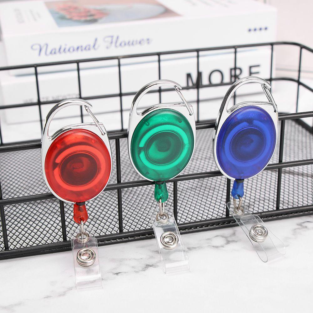 1 Kẹp Giữ Thẻ ID / Tên Dạng Móc Khóa Unisex