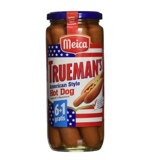 Xúc xích ĐứcTrueman’s Hot Dog hiệu Meica hộp 540gr (6+1 gratis) HSD 24/03/2022