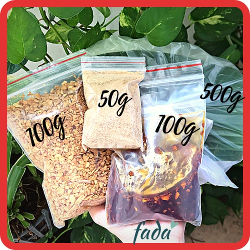 Combo 500g bánh tráng RÌA phơi sương mới dẻo Combo muối nhuyễn, hành phi, sa tế