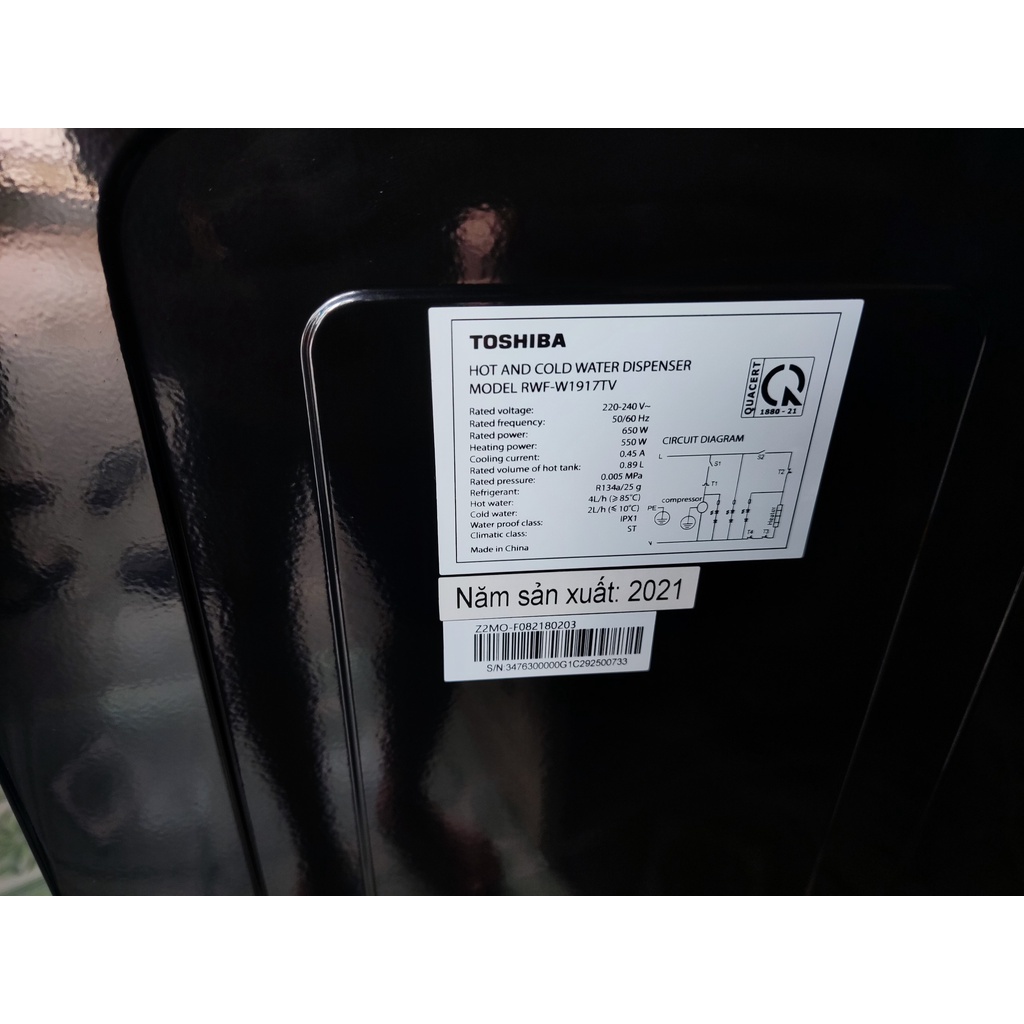 Cây nước nóng lạnh Toshiba RWF-W1917TV