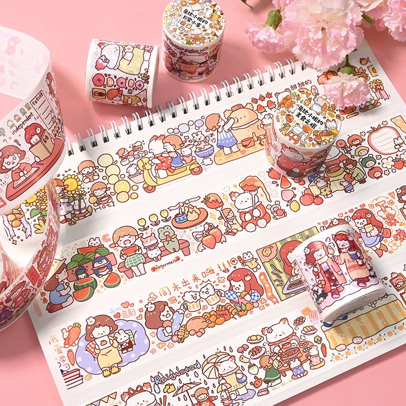 Băng keo washi tape hãng Miss rabbit - 112cm