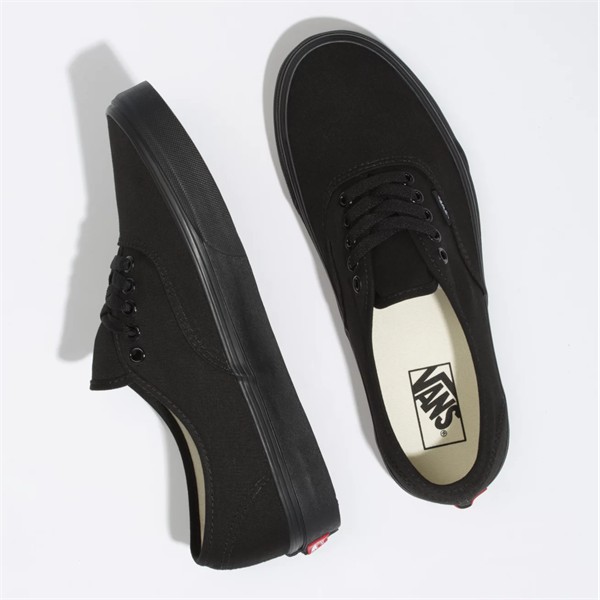 (Giày Chính Hãng) Vans Authentic All Black Canvas