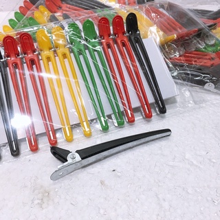 Vỉ 20 chiếc Kẹp Mỏ Vịt Định Vị chia Tóc nhiều màu