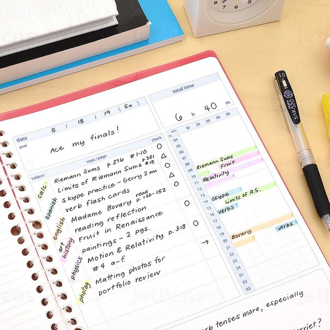Set 30 Giấy Refill Binder Campus Study Planner Học Tập B5 Cây Đầu To