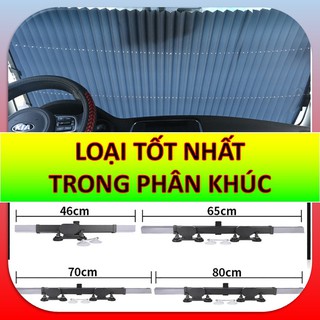 Rèm che nắng kính lái ô tô (tặng kèm túi than hoạt tính khử mùi ô tô)