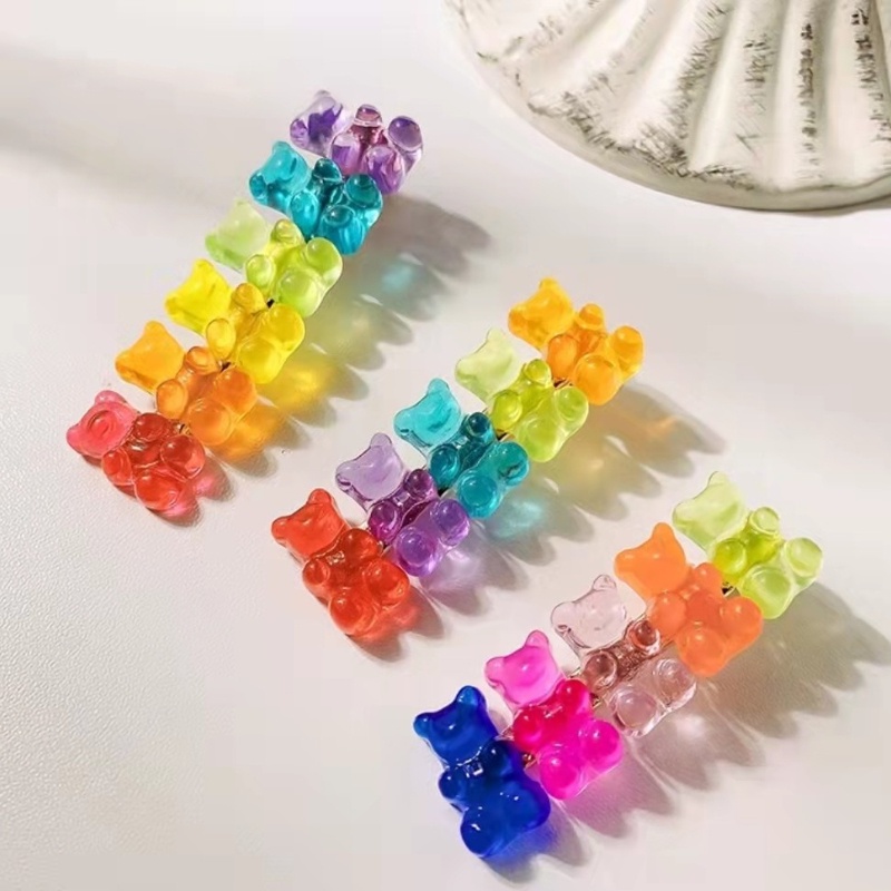 Kẹp Tóc Bản Lớn Màu Kẹo Ngọt Phong Cách Hàn Quốc Dễ Thương