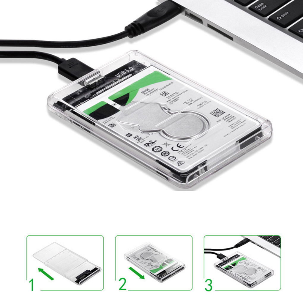 Hộp Đựng Ổ Cứng Sata Sang Usb 3.0 Hdd 2.5 Inch Cho Ssd 1tb 2tb