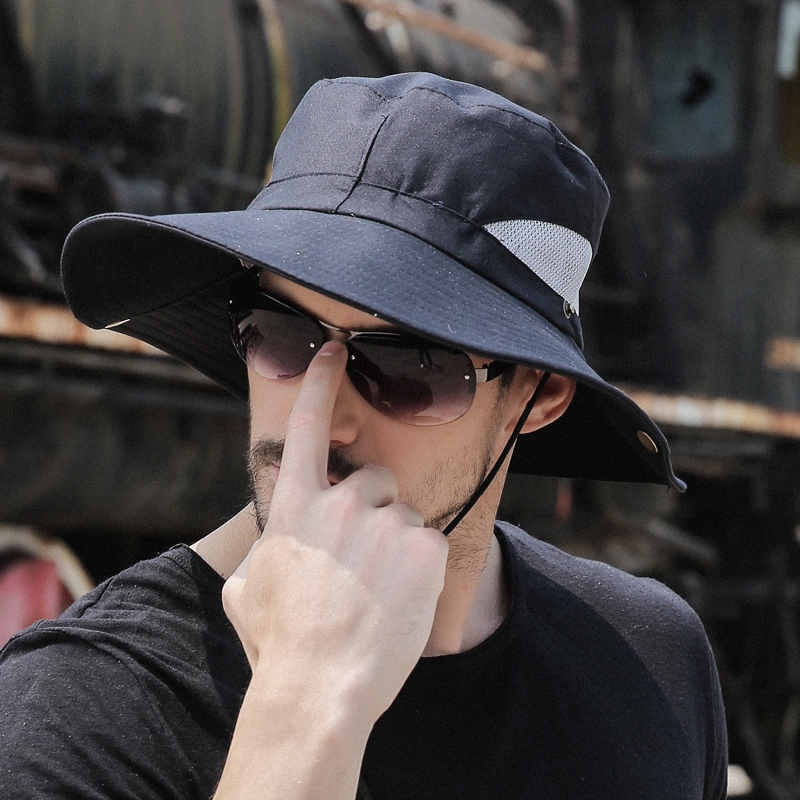 Vintage fashion wide brim hat