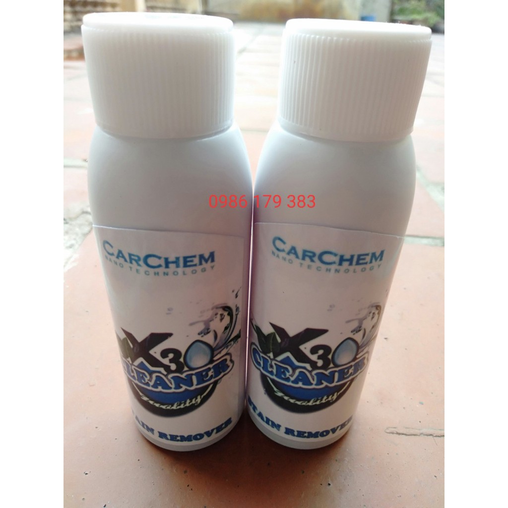 Bộ 2 Chai Cung Dịch Tẩy Rửa Đầu Bò, Lốc Máy X30 120ml