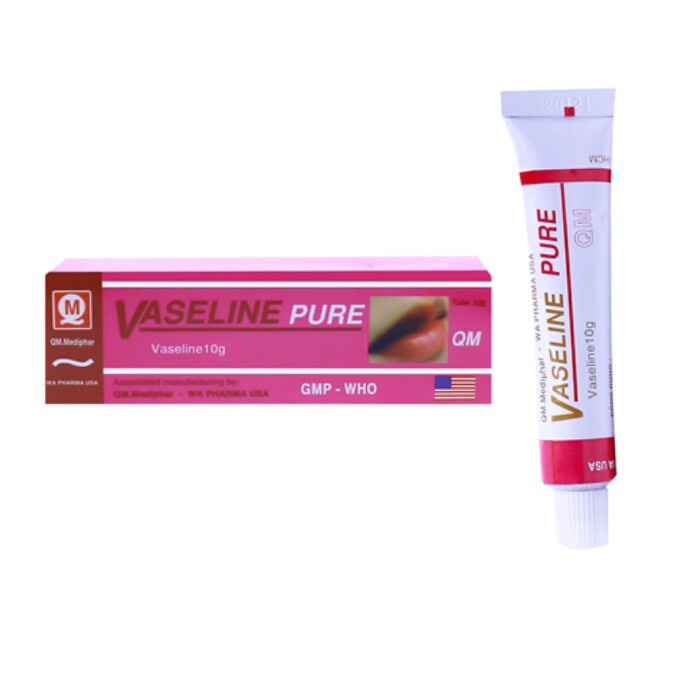 Kem nẻ Vaseline Pure- Phòng Chống Nứt Nẻ- Tube 10g