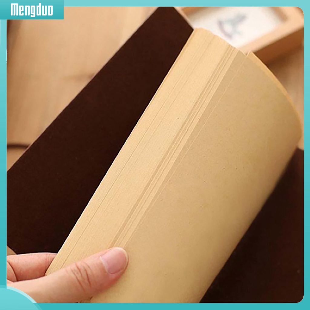 Sổ tay kích thước A5 phong cách retro bìa giả da