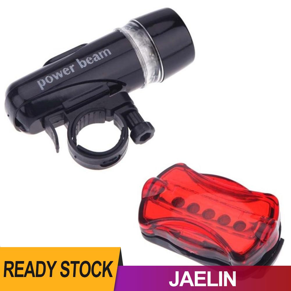 Đèn pha 5 bóng LED + đèn hậu chuyên dụng cho xe đạp leo núi