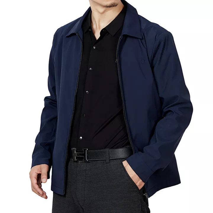 Áo Khoác Bomber Tay Dài Chống Thấm Nước Phong Cách Hàn Quốc Thời Trang Cho Nam