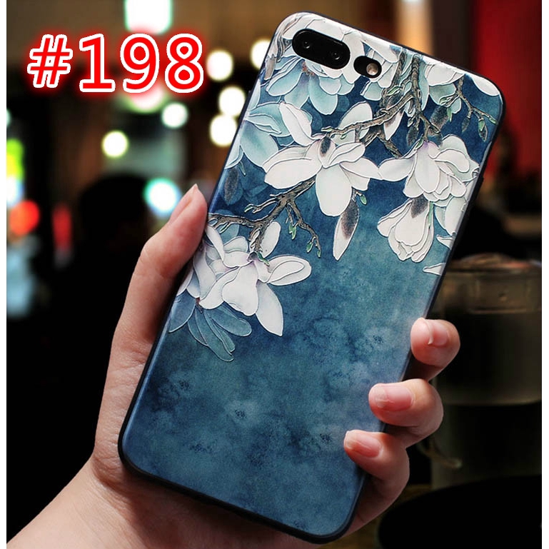 Compatible for Oppo A98 A38 A58 A78 A17 A17K A77S A57 2022 A16K A96 A76 A55 A95 A16 A74 A54 A15S A53 A93 A94 A5 A9 2020 A91 A31 A92 A52 A12 A3S A5S A7 A71 A1K Ốp điện thoại dập nổi hoa bảo vệ toàn diện cho