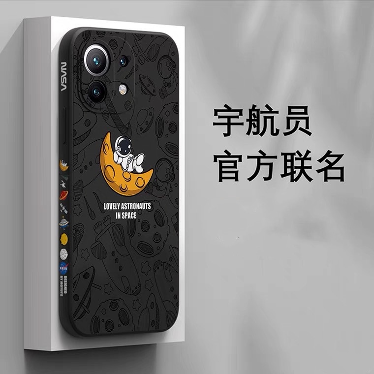 Ốp điện thoại mi 11 lite 5g Ốp Điện Thoại Họa Tiết Không Gian Độc Đáo Chống Rơi Cho mi 11 lite xiaoMi 11t pro mi 11 mi 10t pro mi 10t Nasa TKR