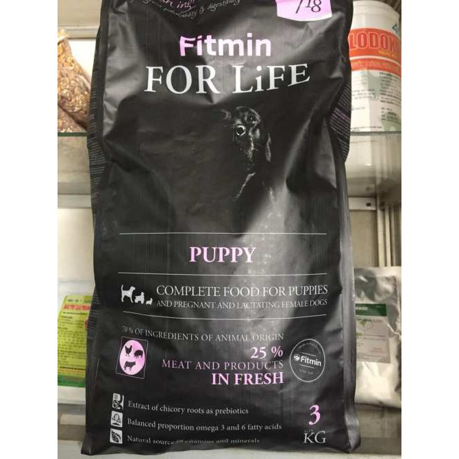 Thức ăn cho tất cả các giống chó FITMIN DOG FORLIFE PUPPY 3KG