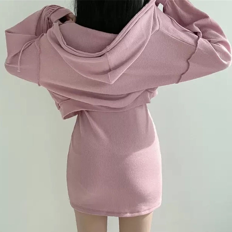 Set Đồ Thể Thao Hai Món Phong Cách Hàn Quốc Thời Trang Xuân Thu Cho Nữ