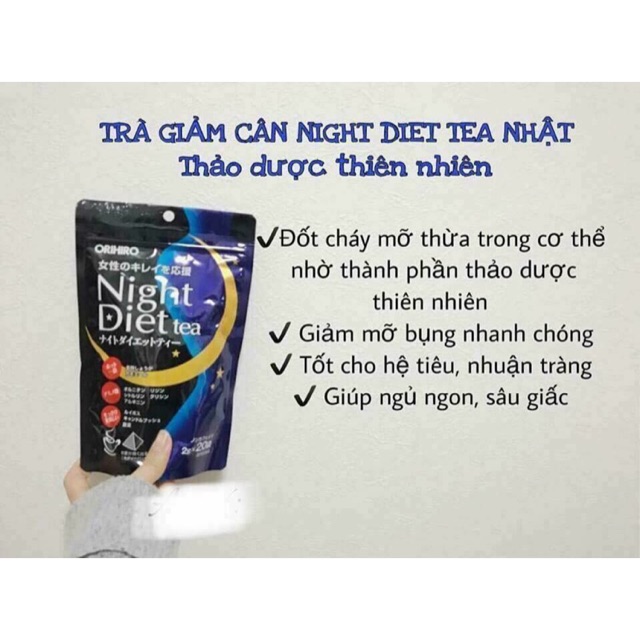 Trà giảm cân night diet