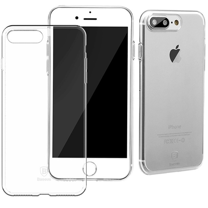 Ốp lưng iPhone 7 Plus / iPhone 8 Plus / iphone X OUcase Unique Skid nhựa dẻo trong suốt