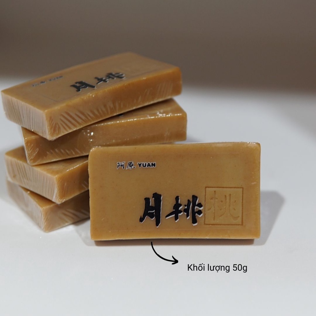 Xà phòng cấp ẩm dành cho da lão hóa khô YUAN Đài Loan Nguyệt Đào Alpinia Speciosa Soap - 50g