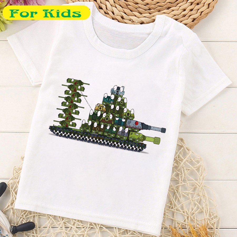 In áo hình xe tăng - in áo phim hoạt hình xe tăng đẹp - mã 41  có size trẻ em