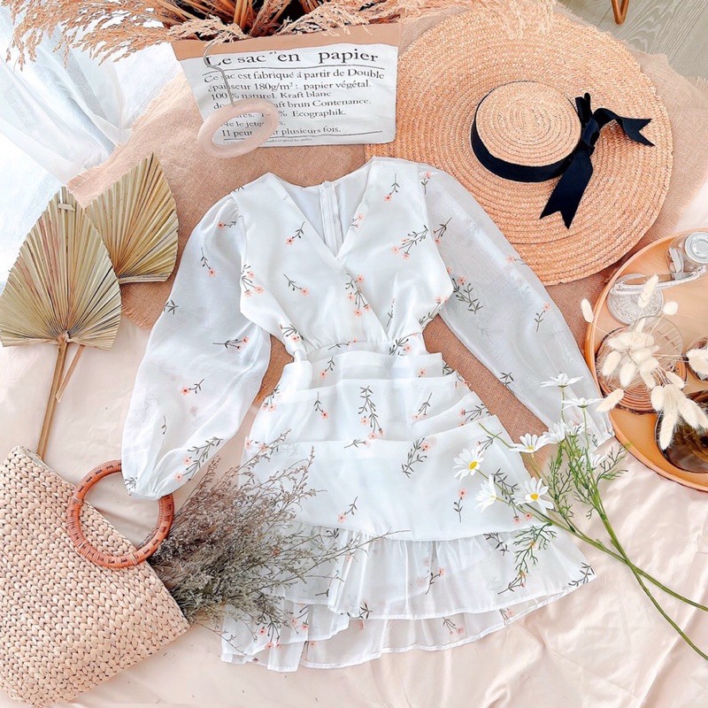 ĐẦM TRẮNG HOA NHÍ DỰ TIỆC👉FREESHIP-MẶC LÀ XINH👈 SIÊU PHẨM ĐẦM DỰ TIỆC,DU LỊCH HÈ 2021 | BigBuy360 - bigbuy360.vn