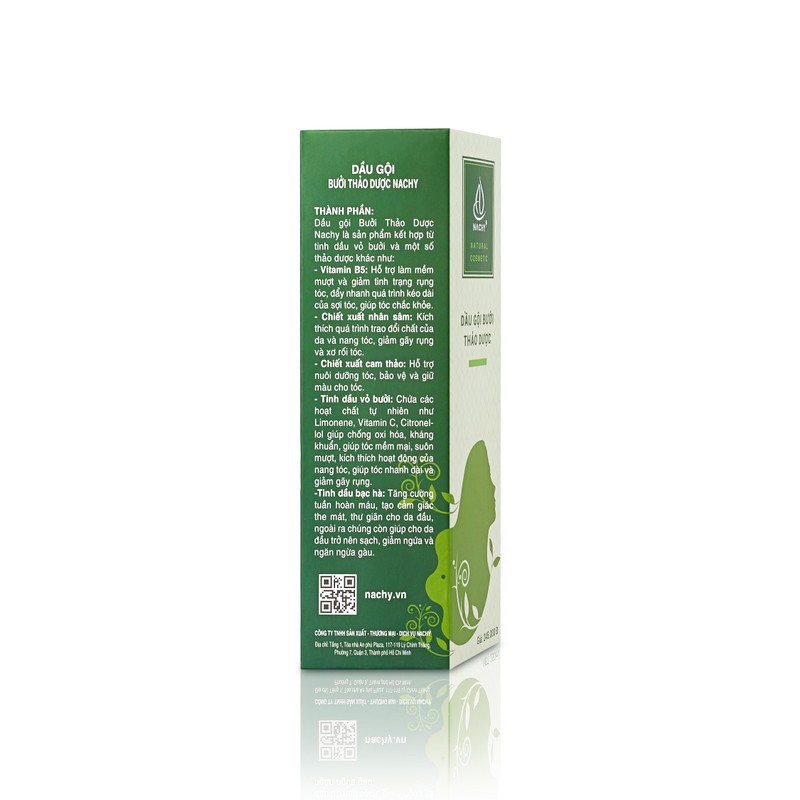 Dầu gội bưởi Nachy ngăn ngừa rụng tóc phục hồi hư tổn 250ml