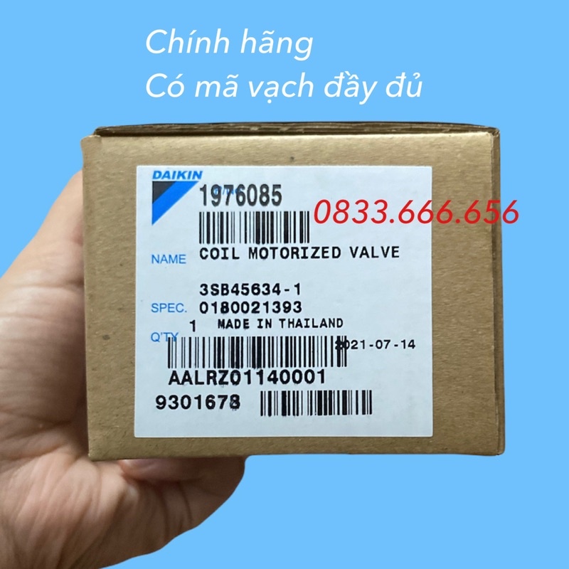 Van tiết lưu (coil) điều hoà DAIKIN gas R22 / 410a chính hãng - Cuộn dây của van điện từ điều hoà DAIKIN gas r22 / 410