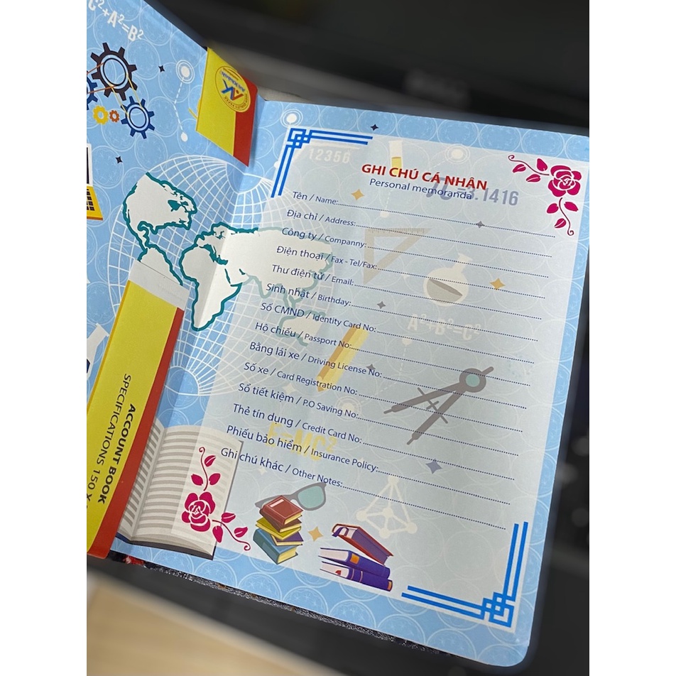 Sổ Da DIARY - Sổ Cúc AK - 7 Ghi Chép Tài Liệu - Sổ Da Mềm Dày Dặn 200 Trang