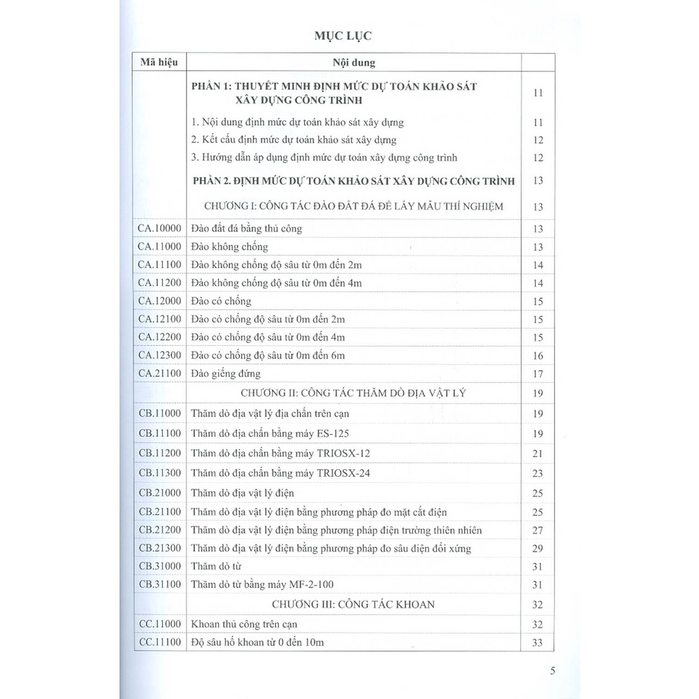 Sách - Định Mức Dự Toán Khảo Sát Xây Dựng Công Trình (Phụ Lục I Kèm Theo Thông Tư Số 12/2021/TT-BXD...)