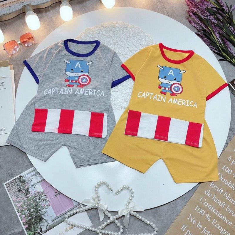 Bộ cộc siêu nhân chất cotton 8-18kg