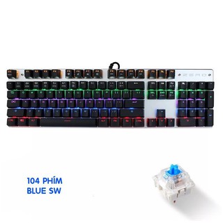 Bàn phím cơ Metoo Zero Fullsize 104 phím 13 chế độ Led