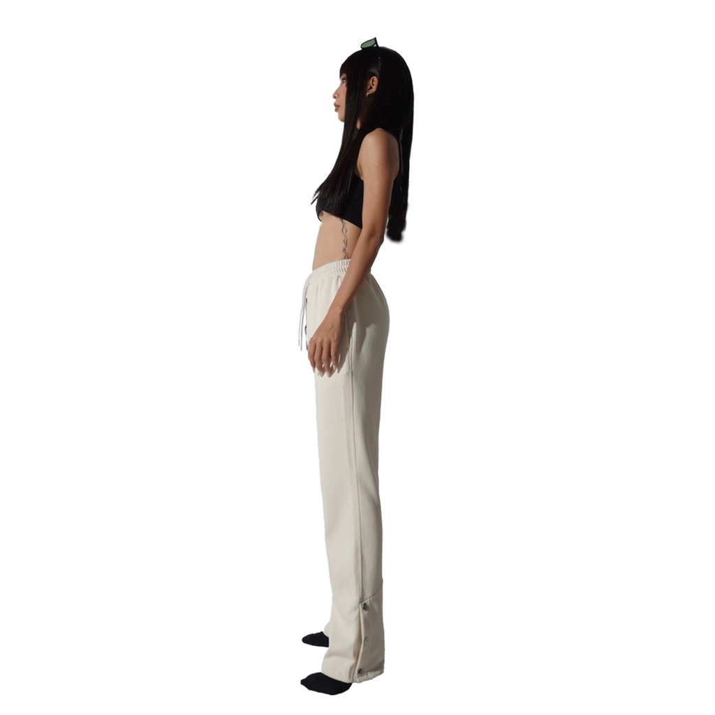 Quần ống rộng Nam nữ dáng suông unisex nỉ bông dày dặn SAFARI TPSS2 - TAN