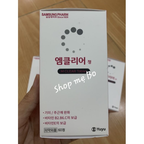 VIÊN UỐNG MỜ NÁM M CLEAR