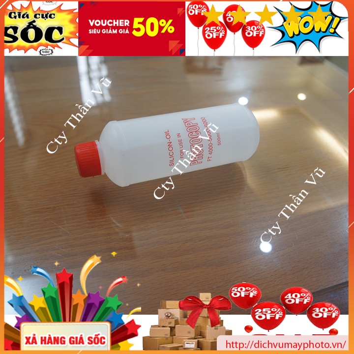 Mỡ sấy dầu ricoh dùng cho máy in máy photocopy loại 500ml hàng chất lượng MVP Thăng Long