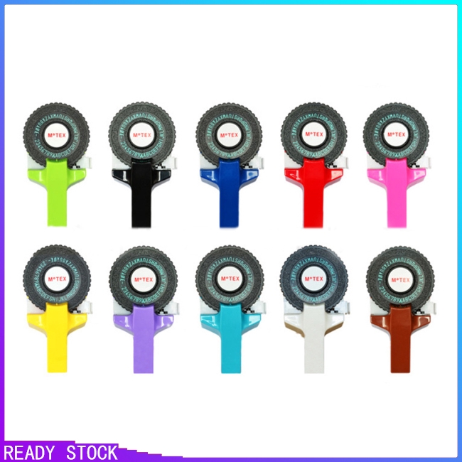 PG【COD】Dụng cụ dán nhãn đánh dấu 2 kiểu chữ E-101 kèm 1 cuộn băng dán | BigBuy360 - bigbuy360.vn